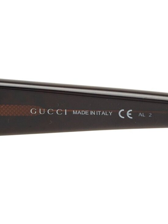 Gucci Interlocking Brown Plastic Eyewear main image 4